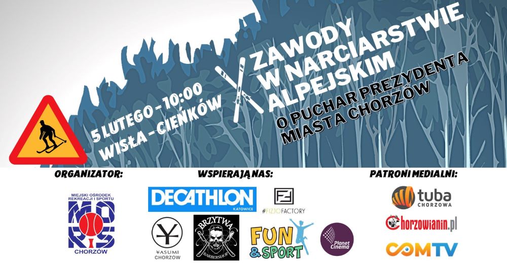 Ruszyły zapisy na X Zawody w Narciarstwie Alpejskim o Puchar Prezydenta Miasta Chorzów