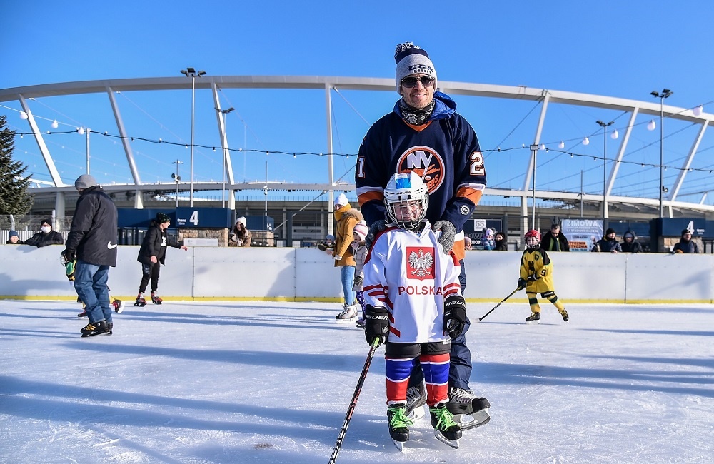 W niedzielę w Chorzowie Mariusz Czerkawski poprowadził zajęcia dla dzieci i młodzieży