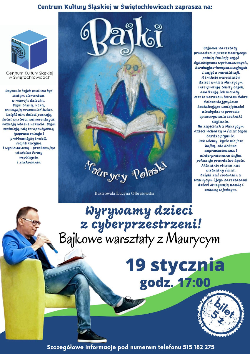 Bajkowe warsztaty z Maurycym