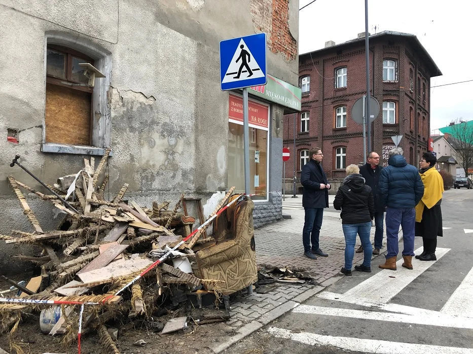 Pożar w budynku przy ul. Kubiny: Dziś przeprowadzono wizję lokalną
