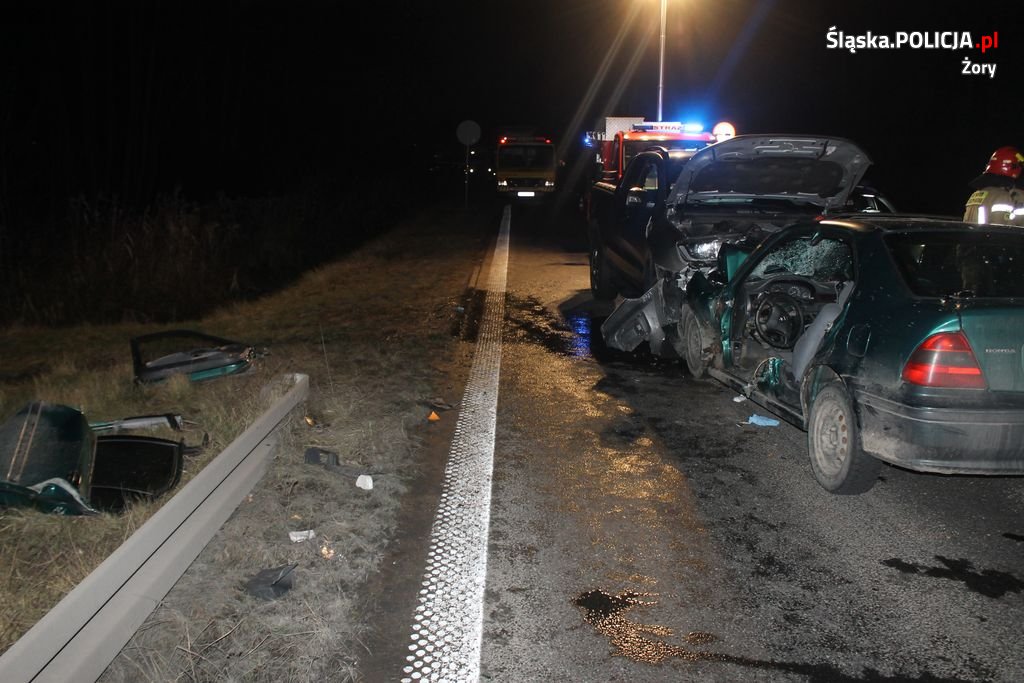 Zderzenie czołowe na obwodnicy miasta. Dwie osoby w szpitalu!