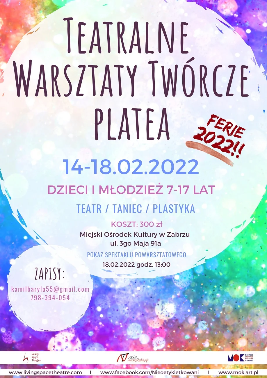 Teatralne warsztaty twórcze Platea