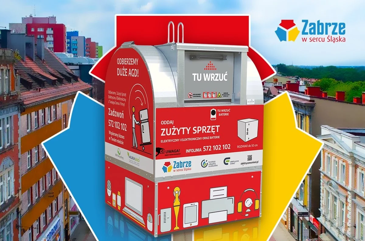 W Zabrzu pojawiły się kolejne pojemniki na elektrośmieci