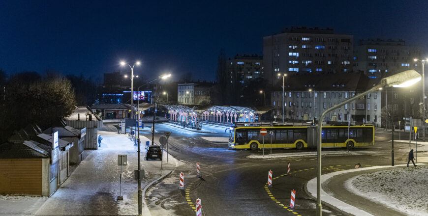 Przy placu Dworcowym ruszył tymczasowy dworzec autobusowy