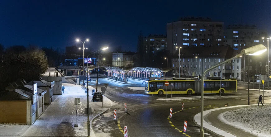 Przy placu Dworcowym ruszył tymczasowy dworzec autobusowy