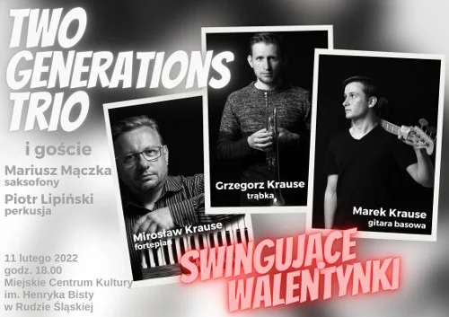 Swingujące Walentynki w MCK. Zagra Two Generations Trio i goście