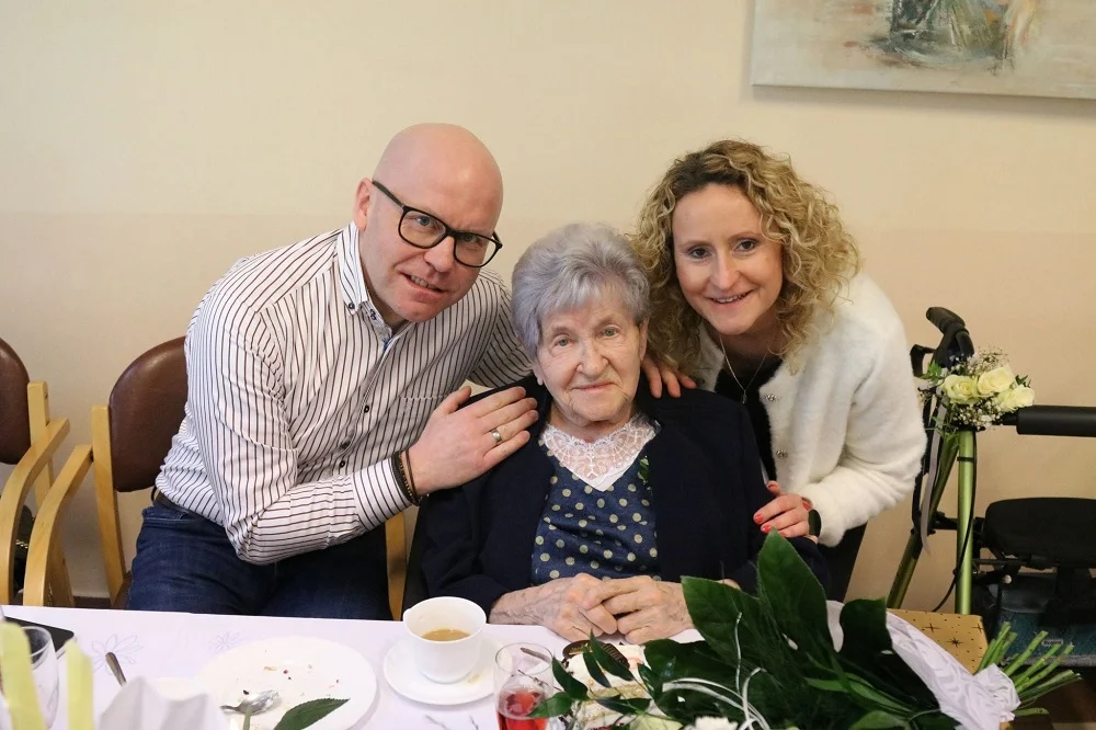 Pani Adelajda Bista z Rudy Śląskiej świętowała dziś 100. urodziny