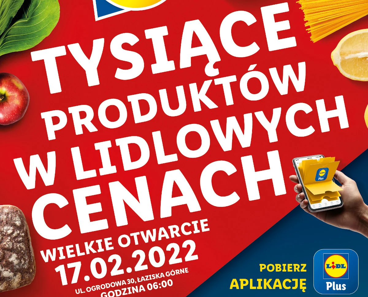 OTWARCIE pierwszego SKLEPU LIDL POLSKA W Łaziskach Górnych