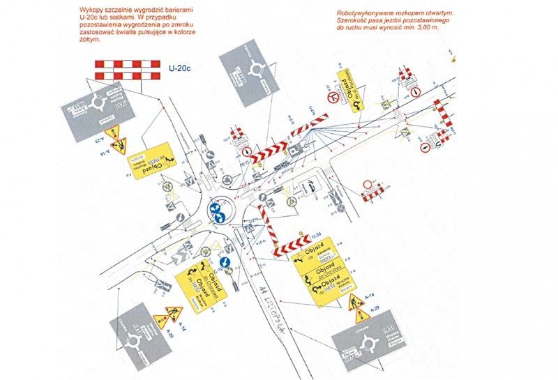 Zmiana organizacji ruchu w Michałkowicach