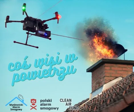 Smogowy dron nad Mysłowicami