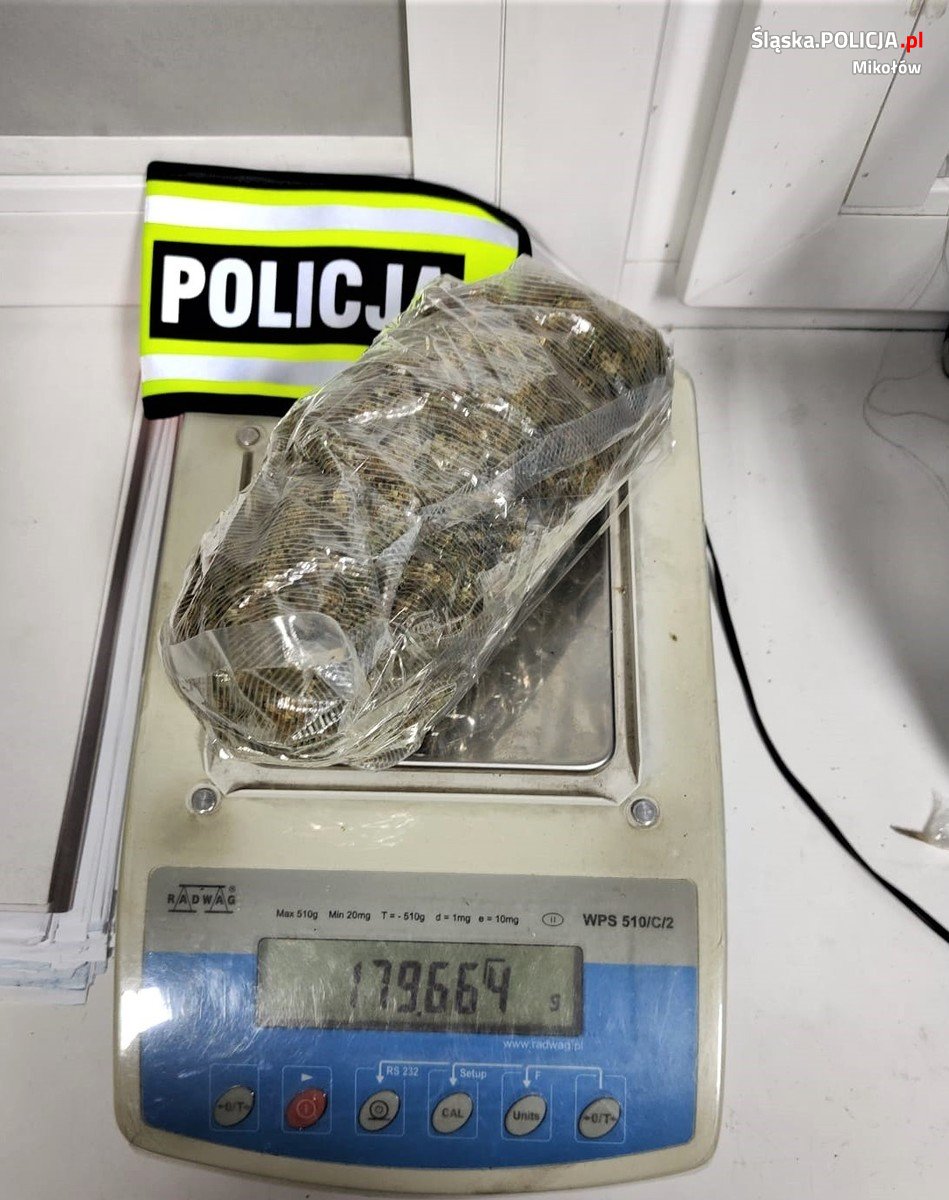 Mieszkaniec Orzesza podejrzany o posiadanie znacznej ilości marihuany