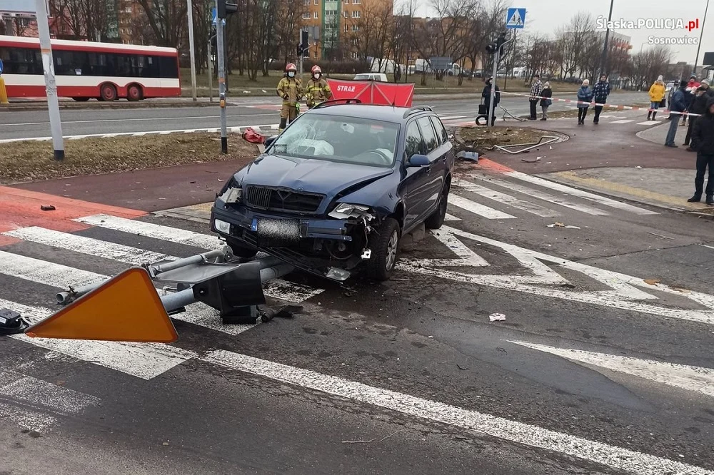 Śmiertelne potrącenie pieszej w Sosnowcu