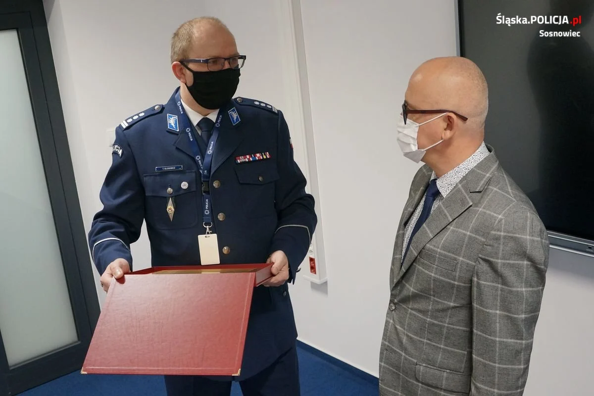 Komendant Komisariatu Policji IV w Sosnowcu przeszedł na emeryturę