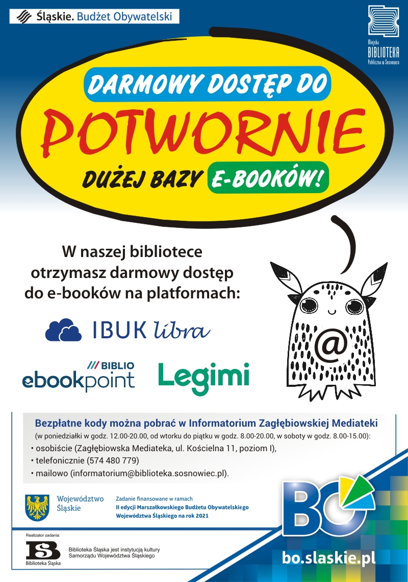 Bezpłatne e-booki, audiobooki i wideo-kursy w sosnowieckiej Bibliotece!