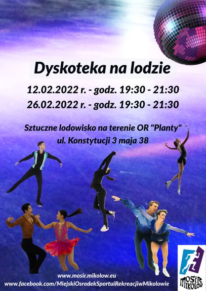 Odliczanie do rozpoczęcia ferii! MOSiR zaprasza na dyskoteki i zajęcia na lodzie