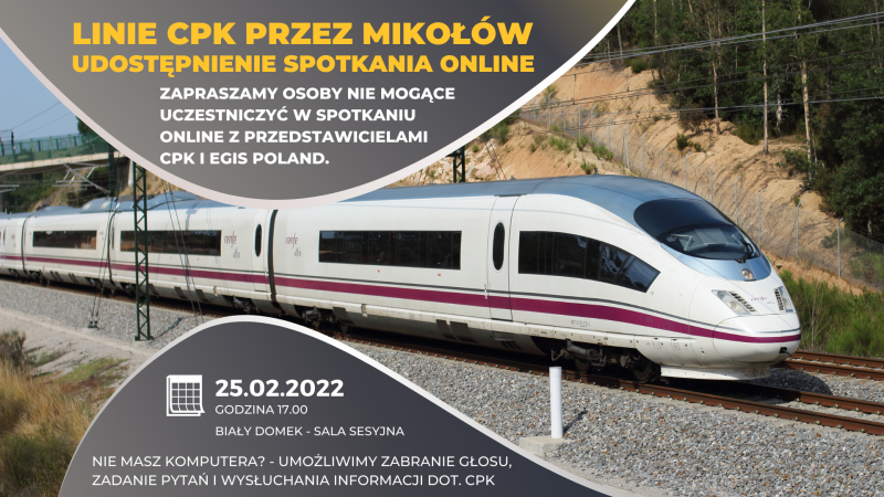 Udostępnienie spotkania informacyjnego online dla Mieszkańców Mikołowa