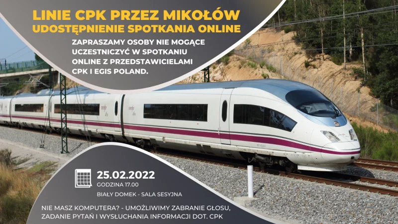 Udostępnienie spotkania informacyjnego online dla Mieszkańców Mikołowa