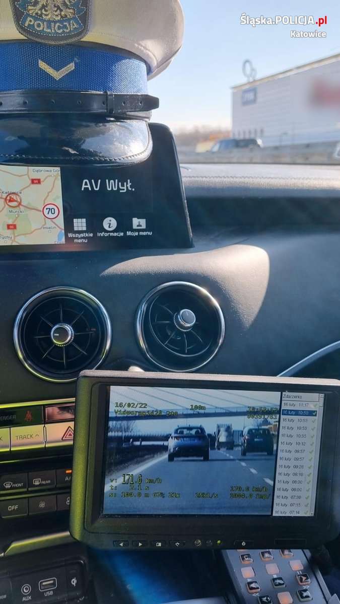 Podsumowanie działań katowickiej drogówki - Autostradą wolniej = bezpieczniej