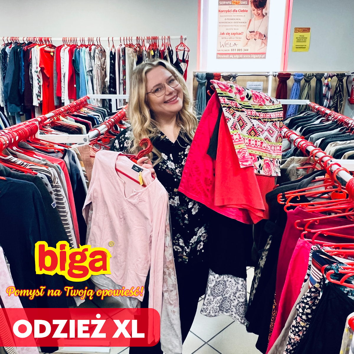 Stylowa odzież XL z secondhandu