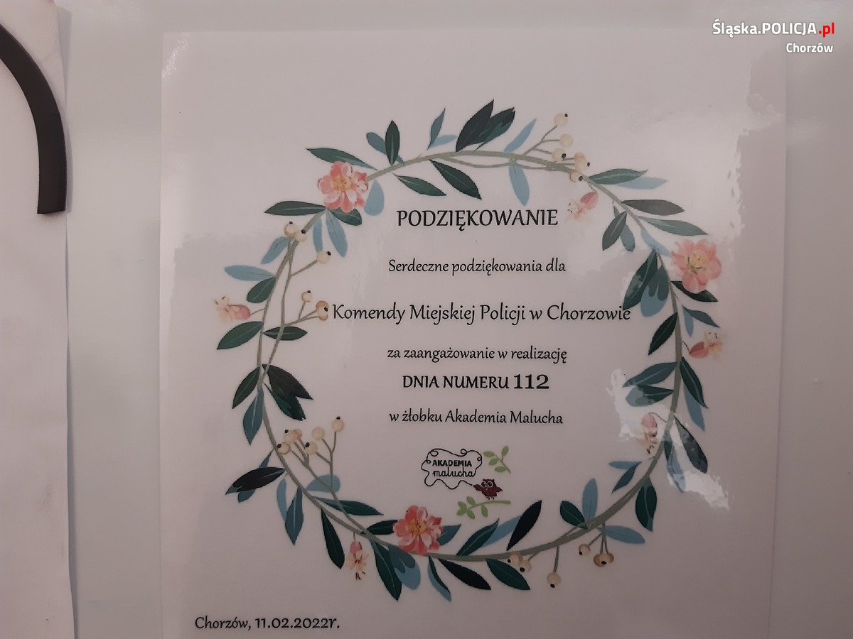 Chorzowscy policjanci edukują dzieci od najmłodszych lat