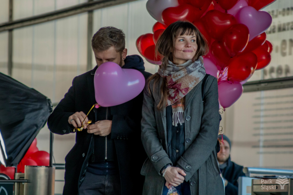 Walentynkowy spacer w chmurach