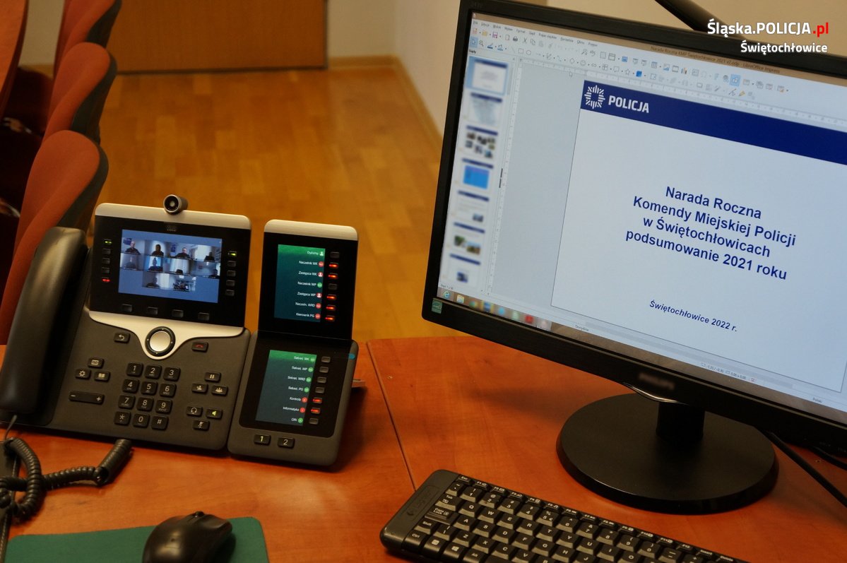 Odprawa roczna świętochłowickiej policji