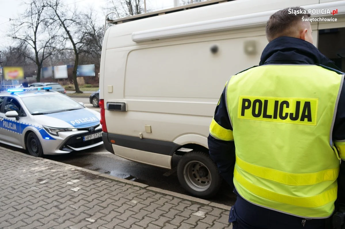 Ruchome Stanowisko Dowodzenia wspierało działania świętochłowickiej drogówki