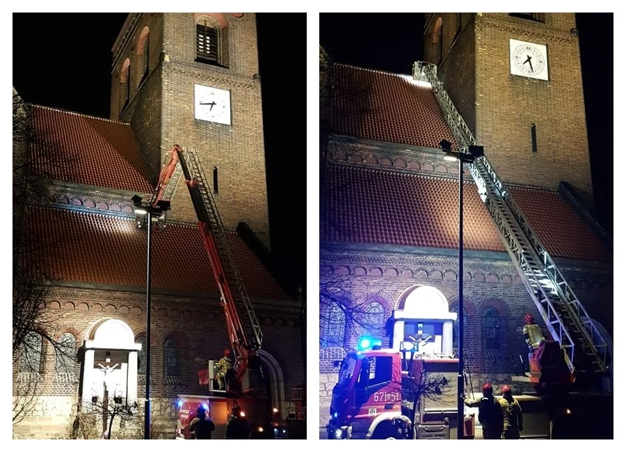 Świętochłowice: Porywisty wiatr uszkodził poszycie dachu kościoła Matki Bożej Różańcowej