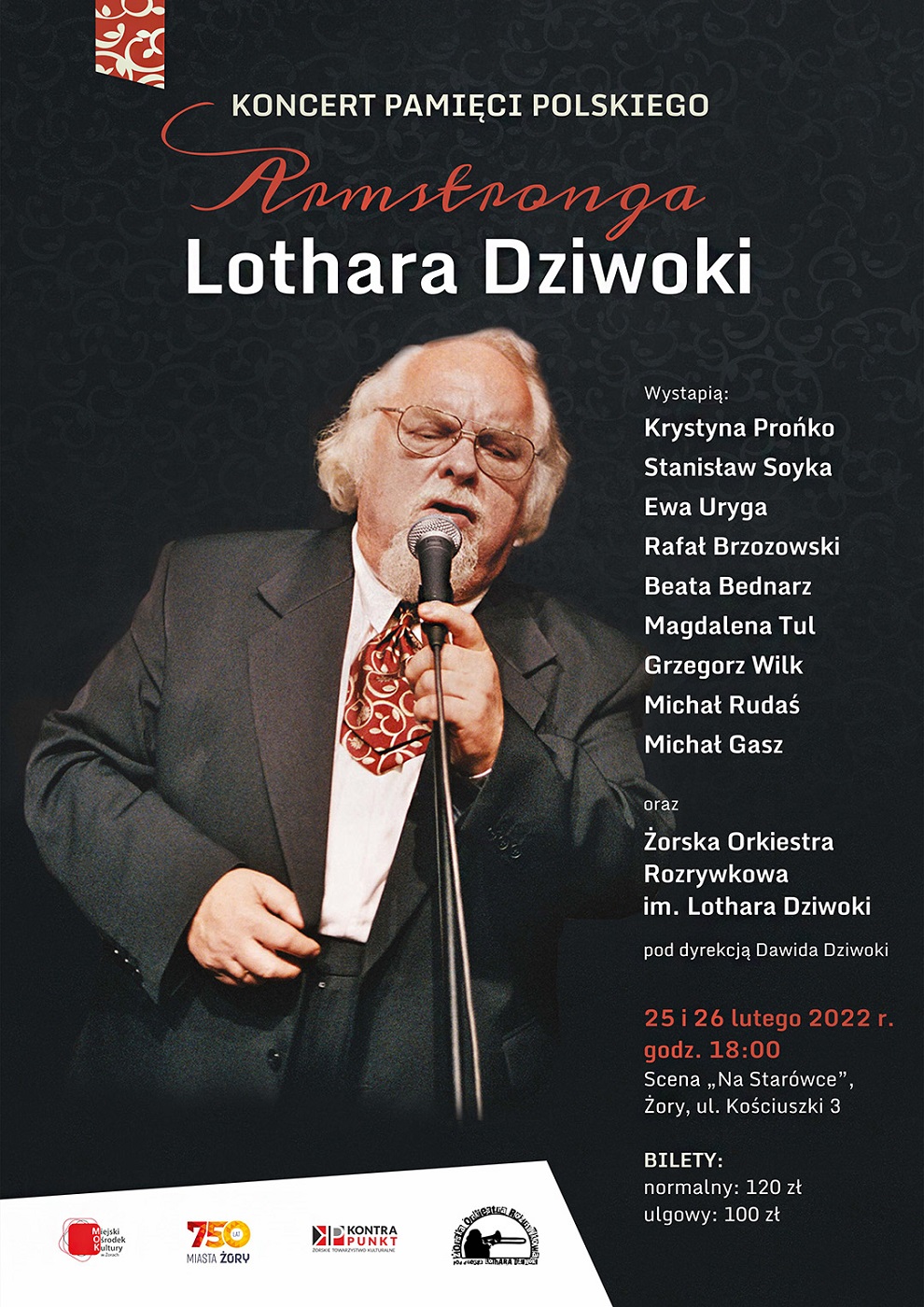 Koncert Żorskiej Orkiestry Rozrywkowej "Ku pamięci Lothara Dziwoki"