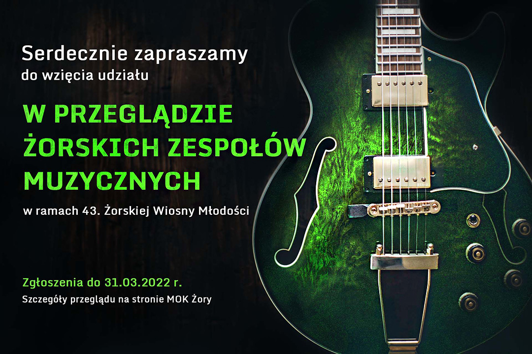 Ruszył przegląd Żorskich Zespołów Muzycznych. Wygrani zagrają na Żorskiej Wiośnie Młodości