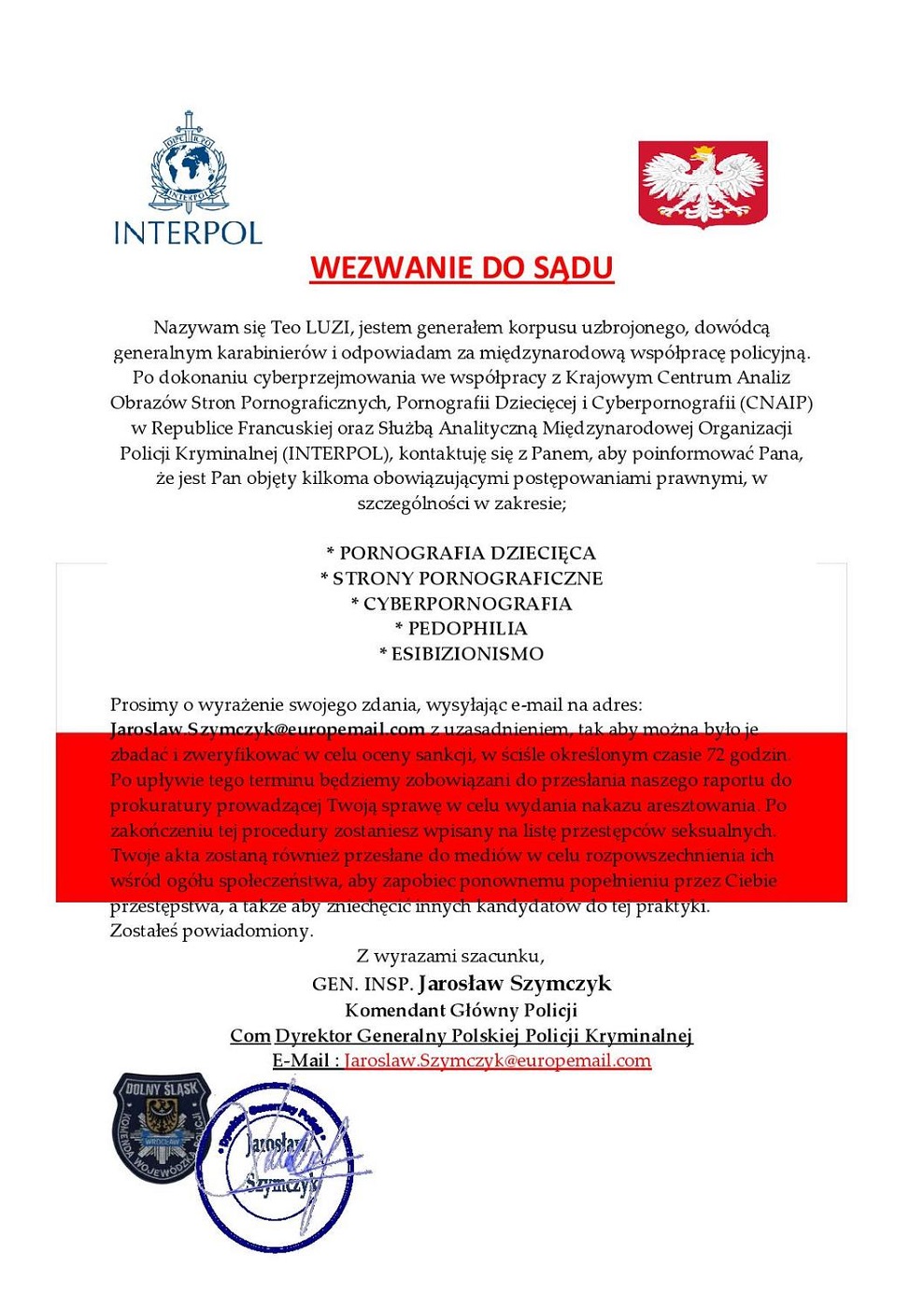 Uwaga! Oszuści chwycą się każdego sposobu by się uwiarygodnić. Ostrzeż znajomych!