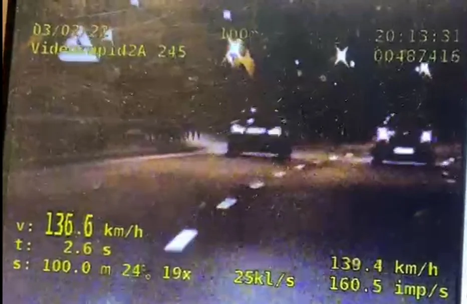Pędził 136 km/h - zatrzymali go policjanci z grupy "SPEED"