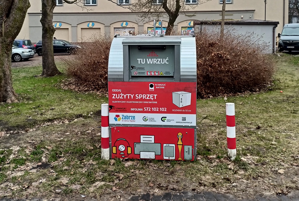 Nowe pojemniki na zużyty sprzęt elektroniczny. W Zabrzu mamy ich już 20!