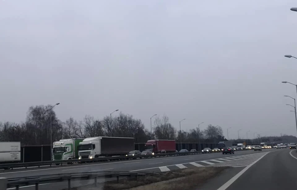 Kolizja na autostradzie A4. Występowały duże utrudnienia!