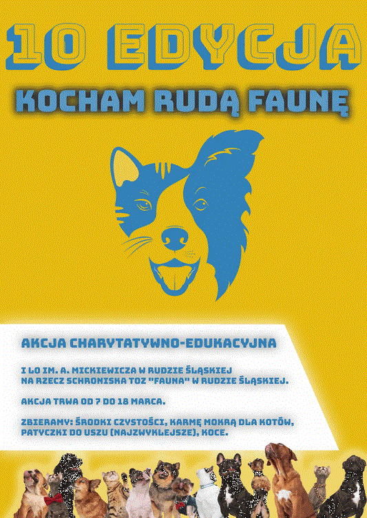 Przed nami 10. edycja akcji "Kocham Rudą Faunę"