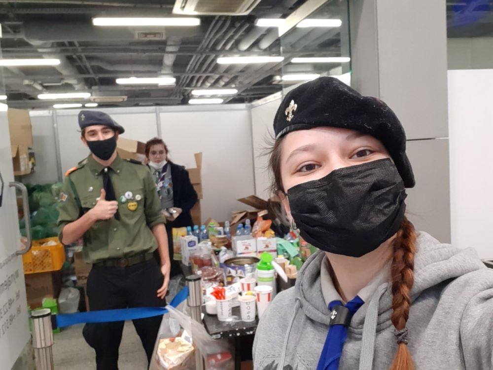 Rudzcy harcerze pomagają uchodźcom z Ukrainy