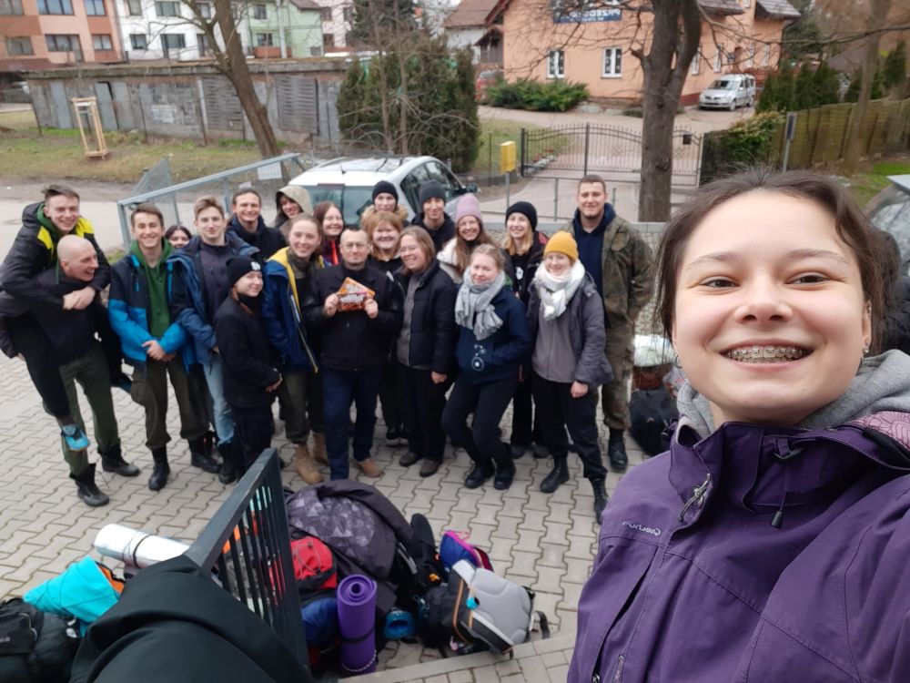 Rudzcy harcerze pomagają uchodźcom z Ukrainy