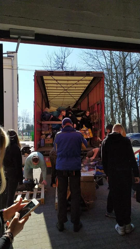 Ciężarówki z Niemiec i Francji z pomocą humanitarną 2