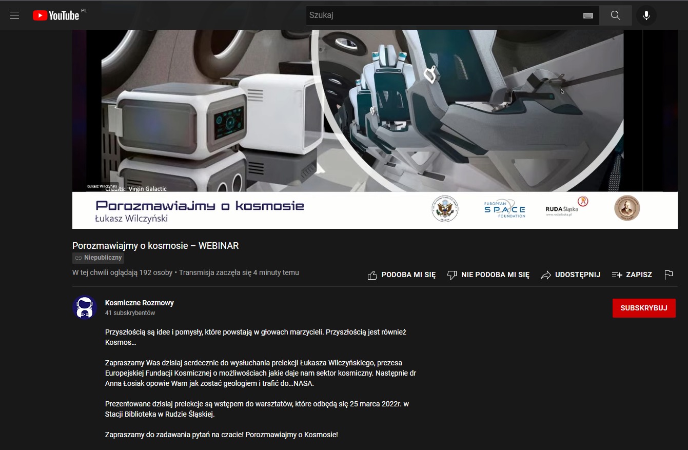 "Kosmiczny" piątek w Stacji Biblioteka pt. "Porozmawiajmy o kosmosie"