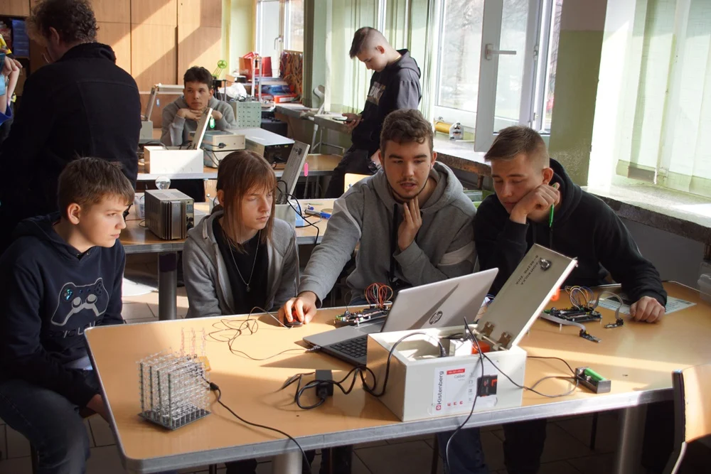 Zajrzeli do specjalistycznych pracowni - za nami Warsztaty Naukowe Kopernika