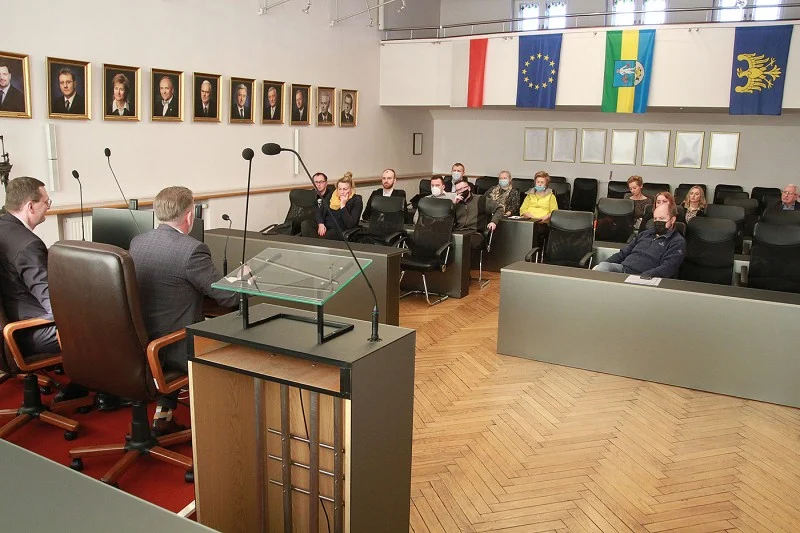 Spotkanie z radnymi w sprawie pomocy uchodźcom z Ukrainy