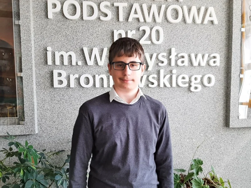 Uczeń SP20 finalistą Wojewódzkiego Konkursu Przedmiotowego z Matematyki