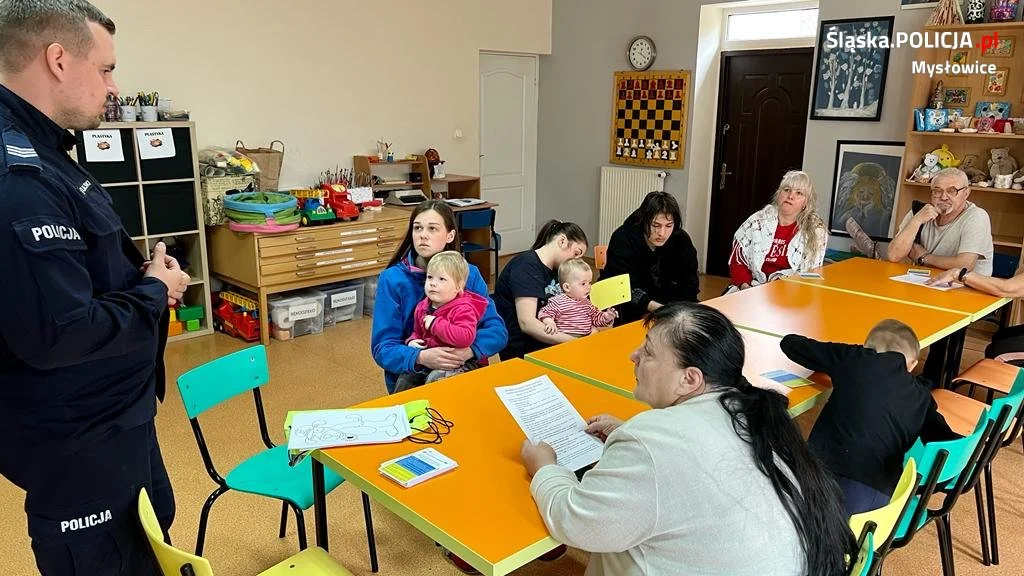 Policjanci z wizytą u obywateli Ukrainy