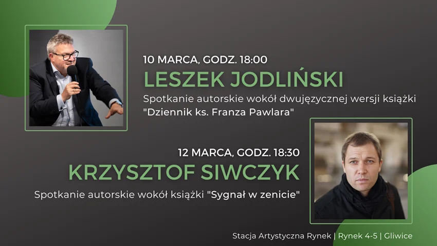Spotkanie z Krzysztofem Siwczykiem wokół książki "Sygnał w zenicie"