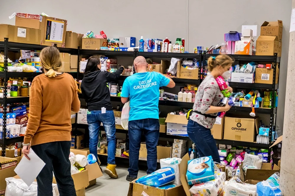 Harcerze z Gliwic i powiatu gliwickiego w służbie na rzecz Ukrainy