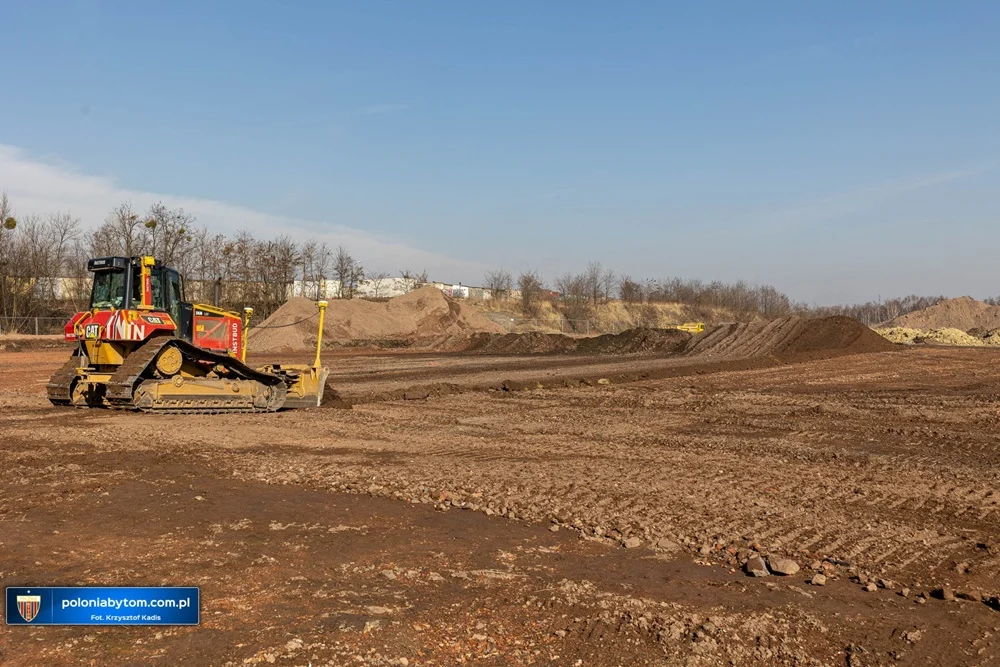 Trwa budowa nowego kompleksu piłkarskiego Polonii Bytom