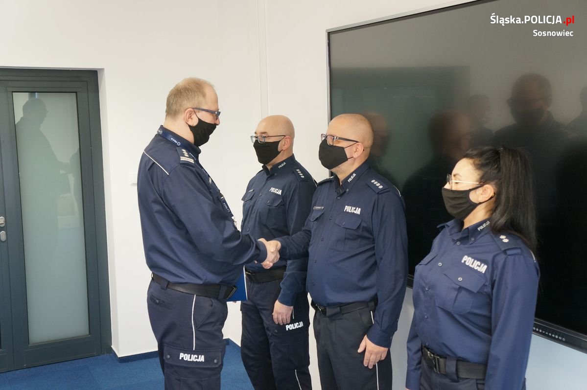 Uroczyste wprowadzenia nowych komendantów komisariatów na stanowiska