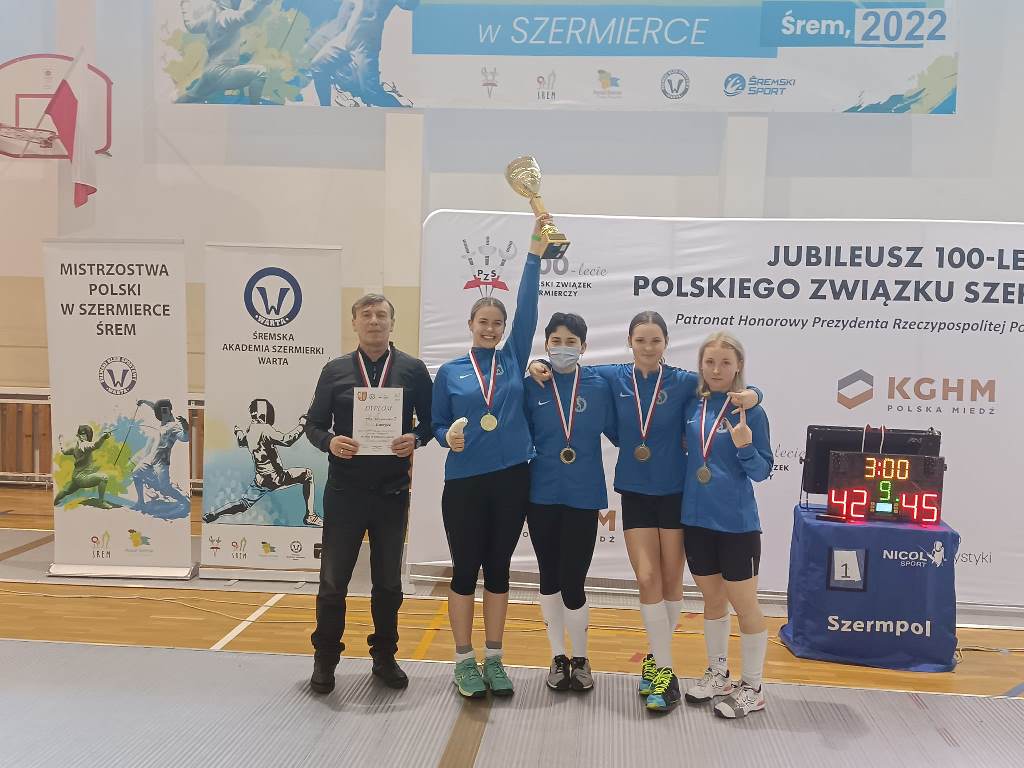 Medale dla szablistek TMS Zagłębie!