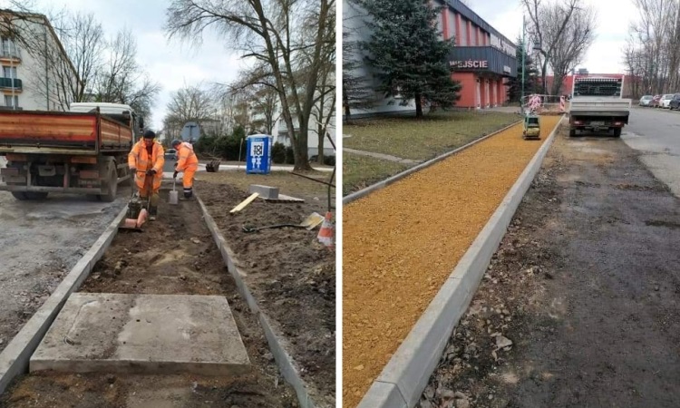 Trwają prace drogowe na ulicach Dietla i Baczyńskiego