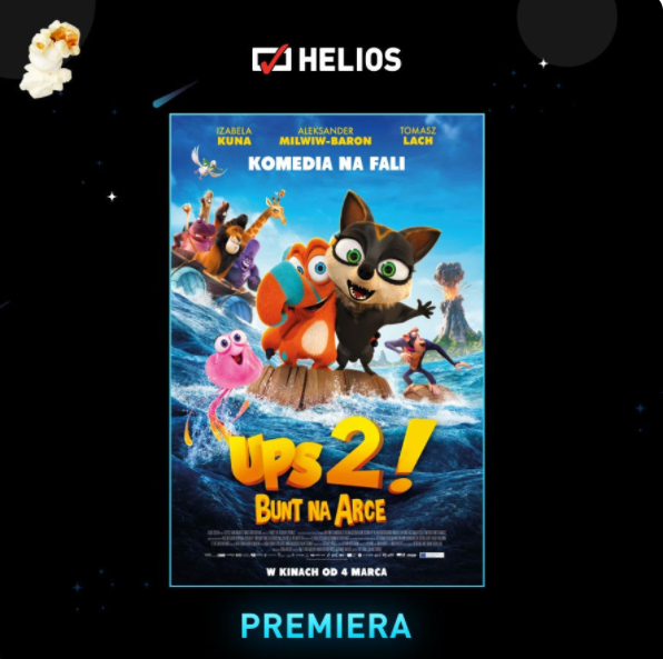 Filmowe przeboje na ekranach kin Helios!